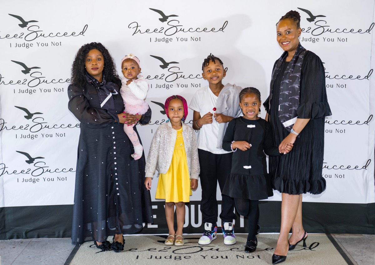 Family at the Free to Succeed event