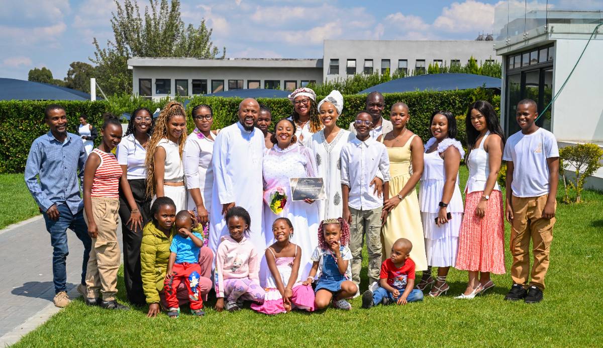 Family gathered together